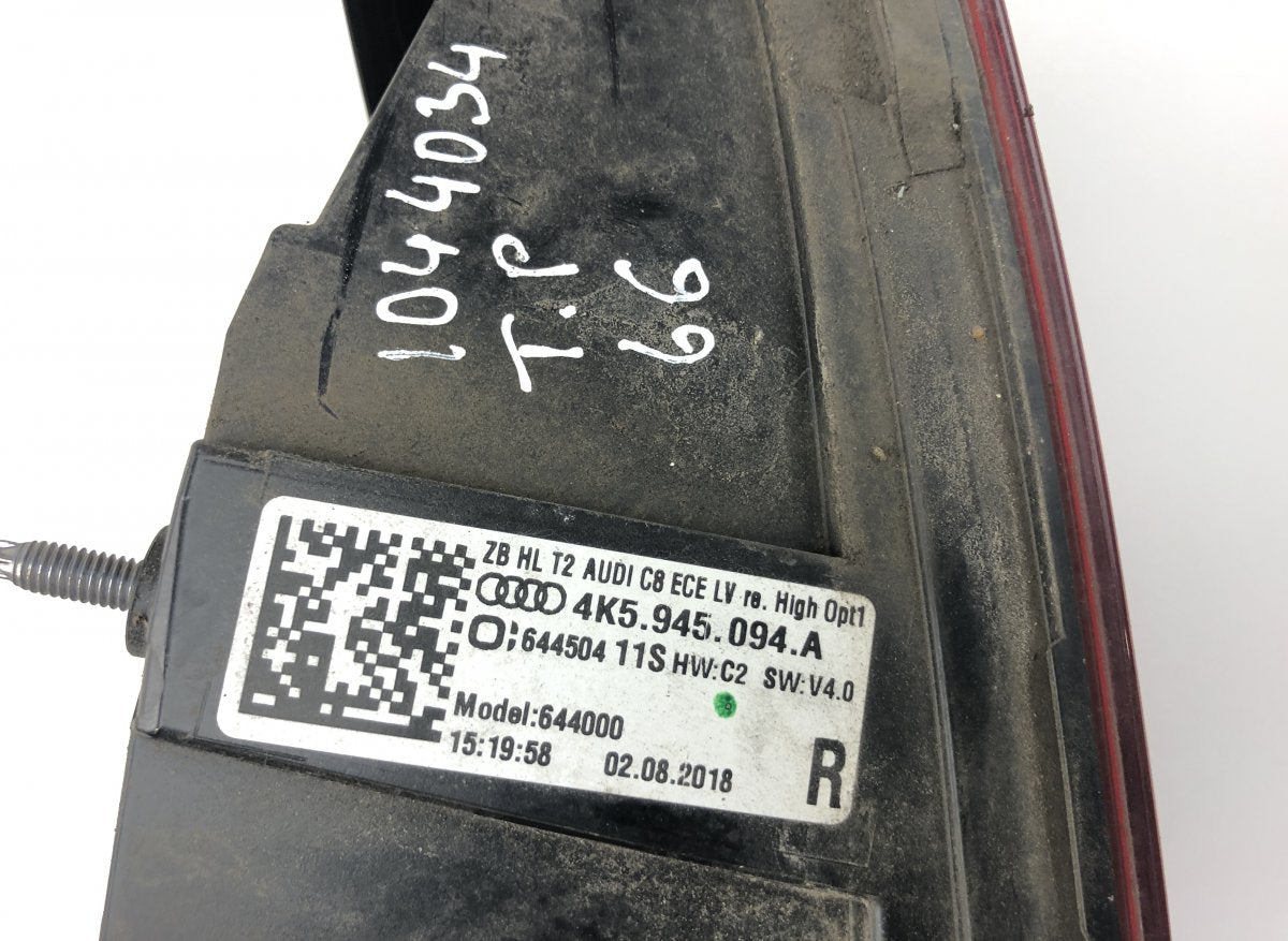 4K5945094A Inner tail light, right AUDI A6 (C8, 4A2, 4AH, 4A5) (2018-)