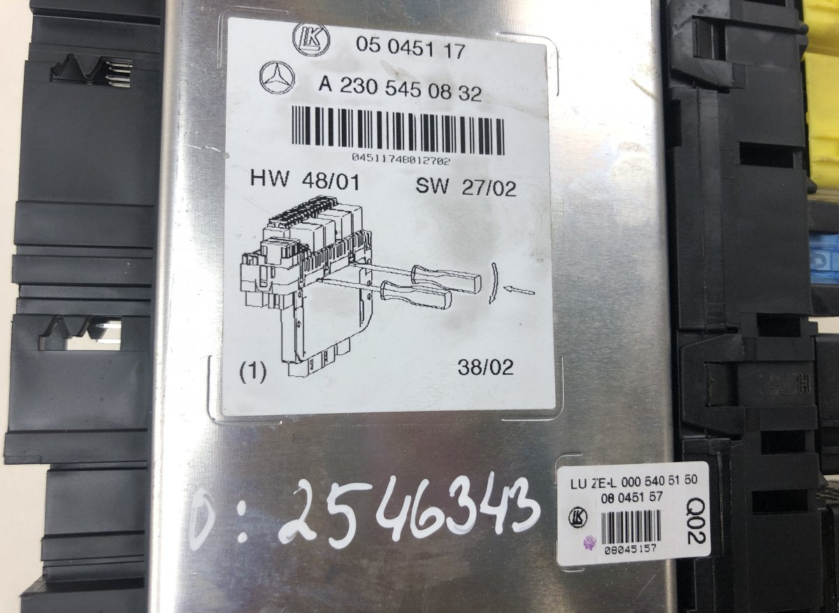 05045117 Fuse box MERCEDES-BENZ SL-CLASS (R230) (2001-2012)