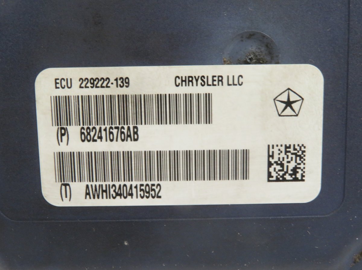 68241676AB ABS hydraulic unit / pump JEEP GRAND CHEROKEE IV (WK, WK2) (2010-2021)