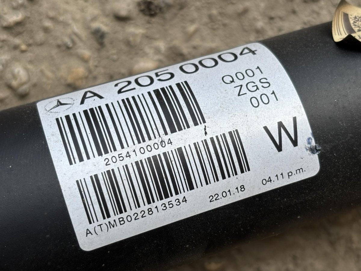 A2054108003 Propeller Shaft Complete MERCEDES-BENZ C-CLASS (W205) (2013-2021)