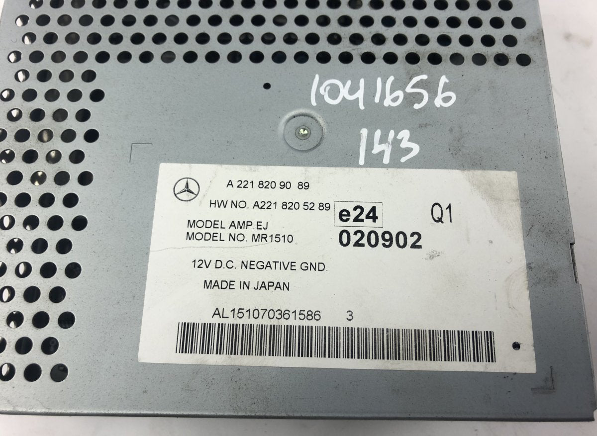 A2219008004 Audio amplifier MERCEDES-BENZ S-CLASS Coupe (C216) (2006-2013)