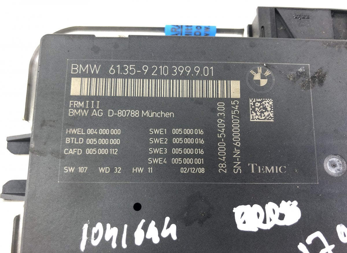 9210399 Body control module (BCM) BMW 7 (F01, F02) (2008-2016)