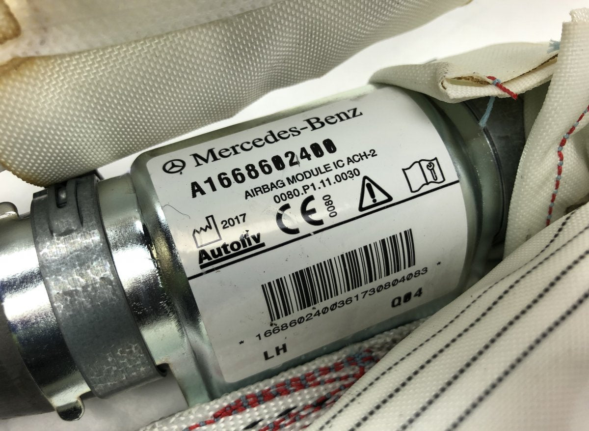 A1668602400 Head/roof/curtain airbag left MERCEDES-BENZ GLE (W166) (2015-2019)