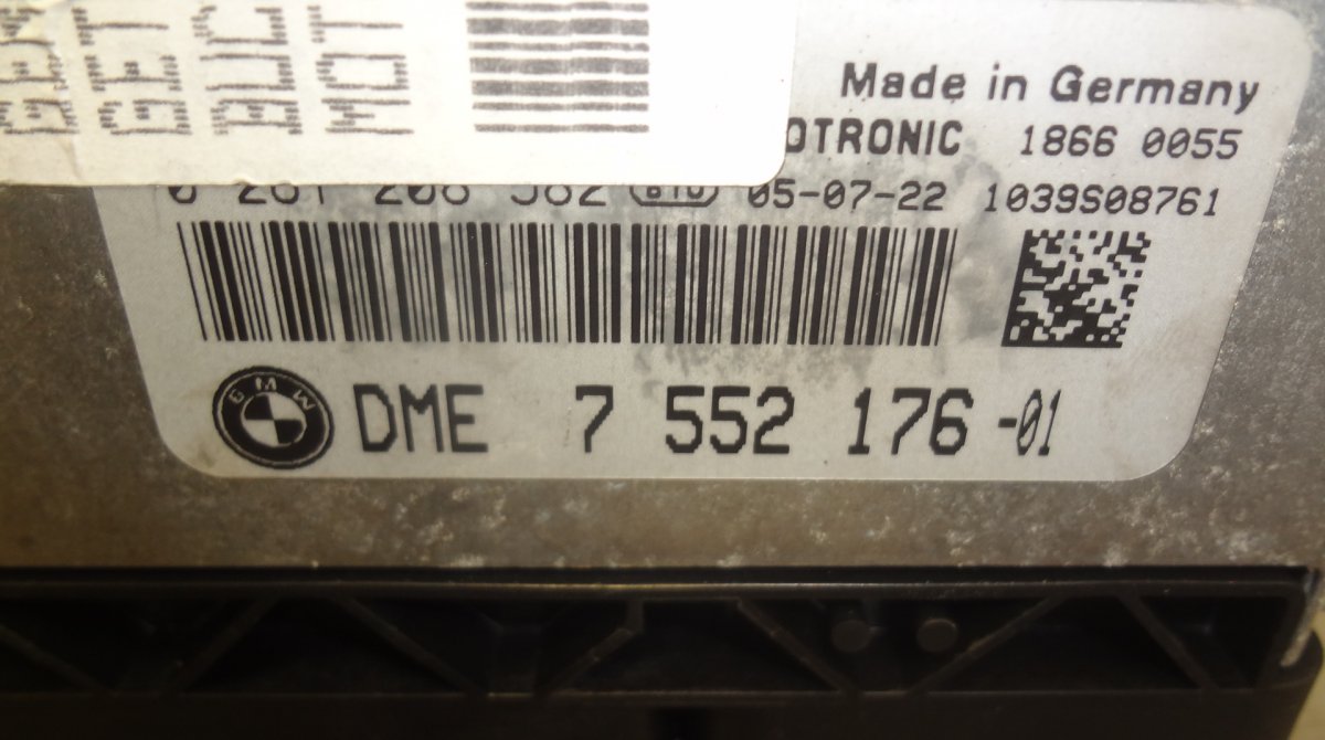7557691 Engine Control Unit / module (ECU) BMW 3 (E90, E91, E92, E93) (2005-2011)