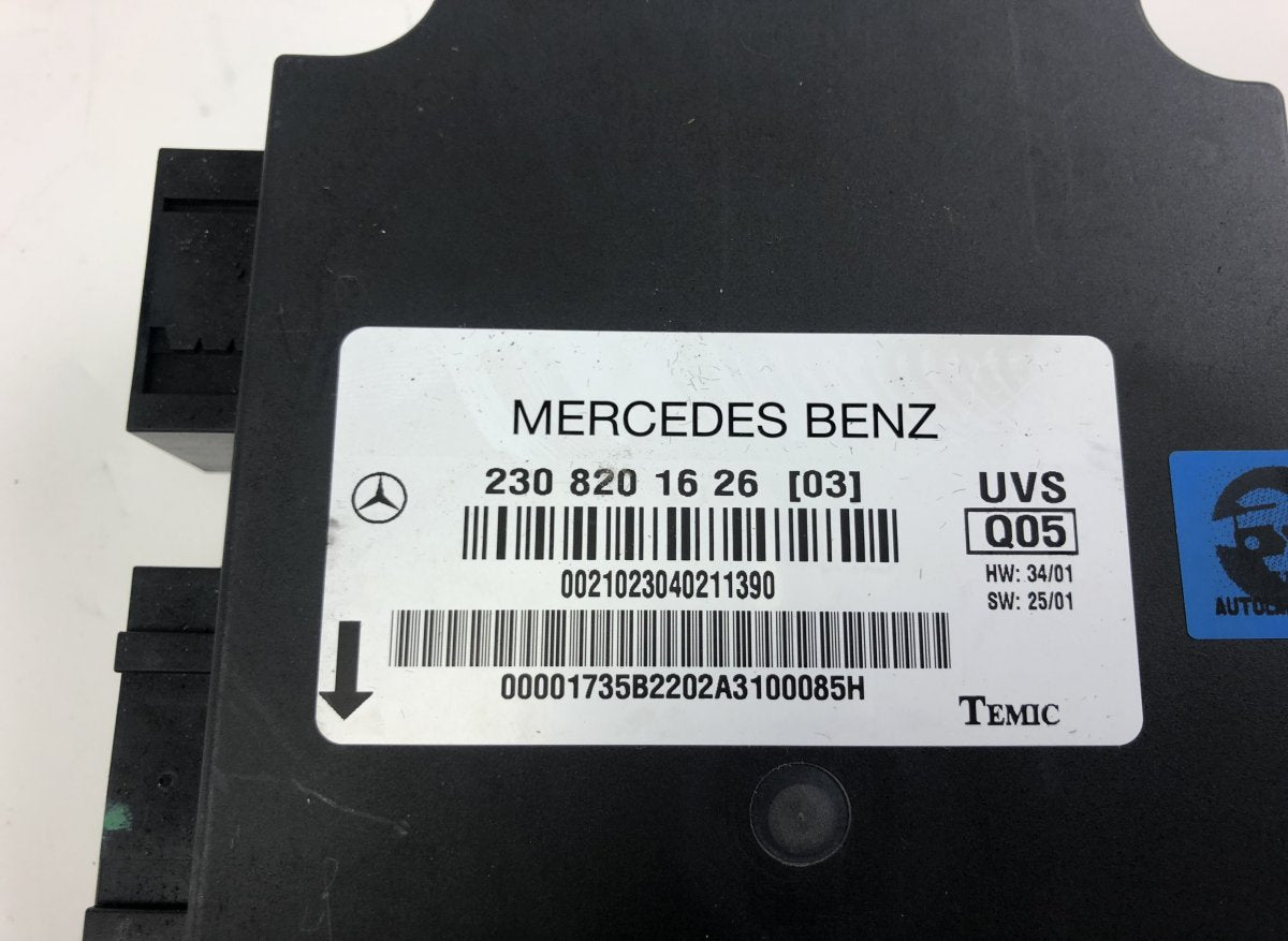 A2308205526 Sunroof control unit MERCEDES-BENZ SL-CLASS (R230) (2001-2012)