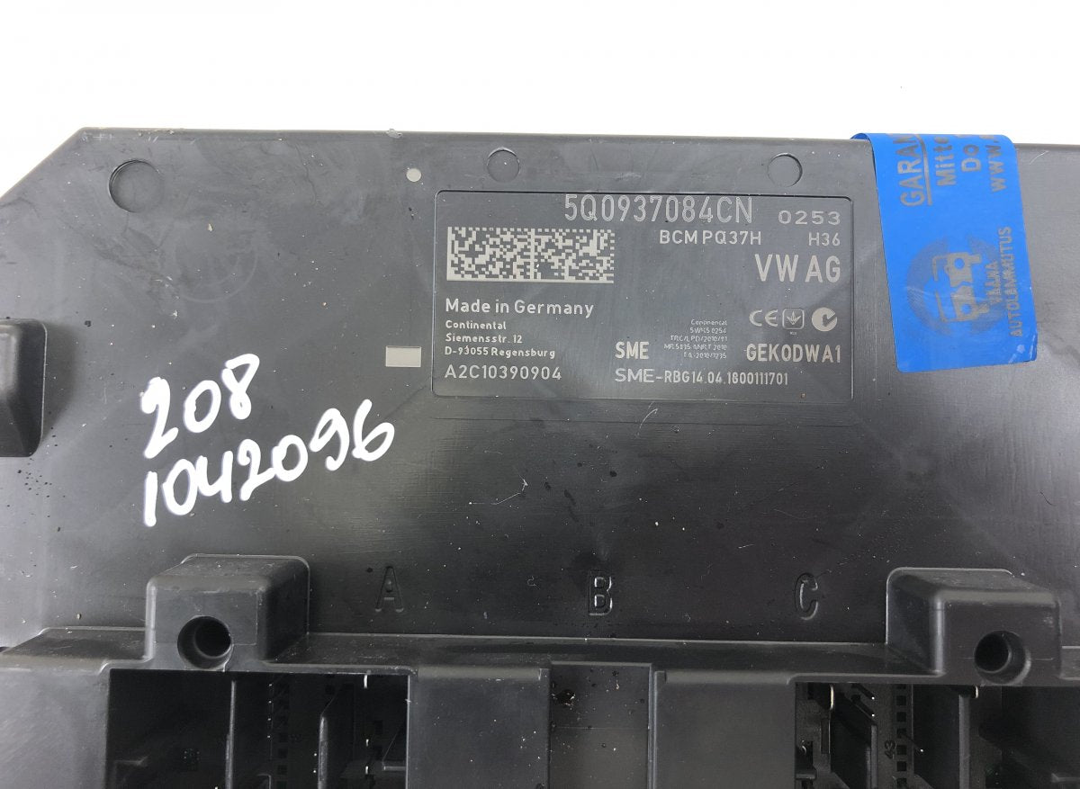 5Q0937084CQ Onboard supply control unit VW TIGUAN II (AD, BW) (2016-2024)