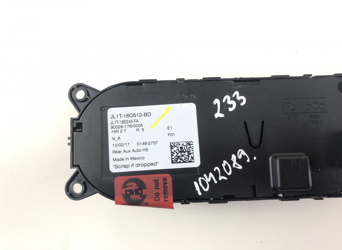 JL1T18C612BD Rear AC heater control panel FORD EXPEDITION IV (2017-)