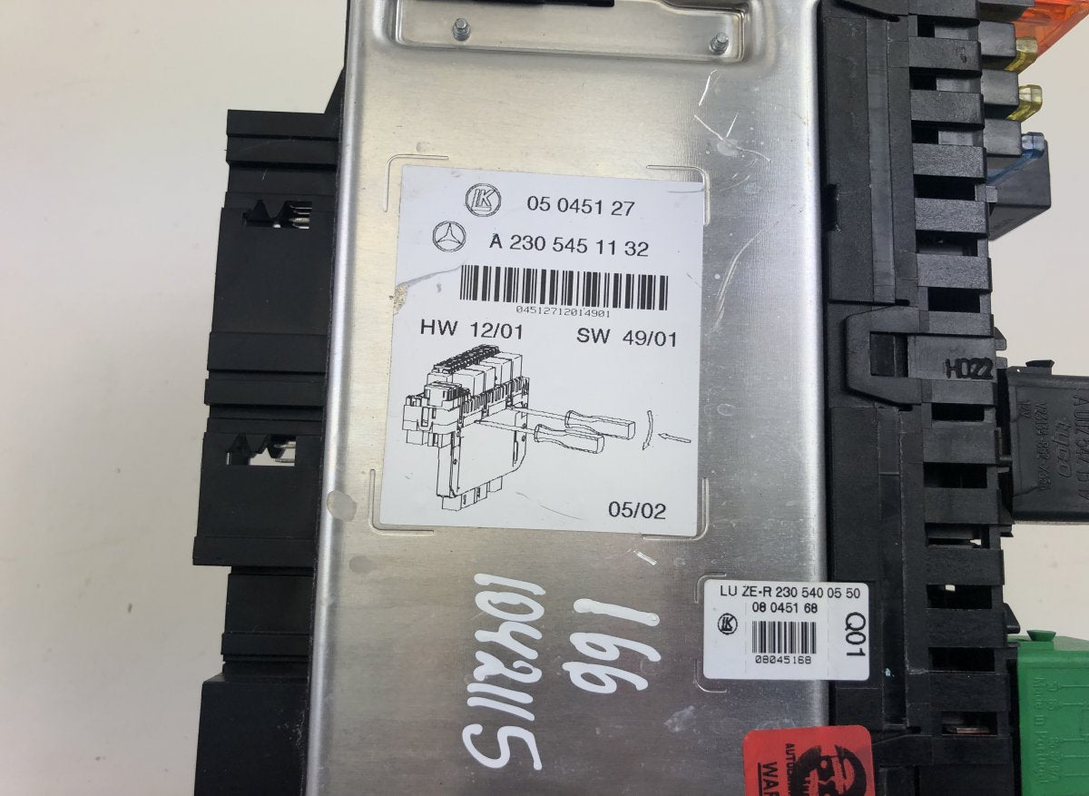 10091518 Fuse box MERCEDES-BENZ SL-CLASS (R230) (2001-2012)
