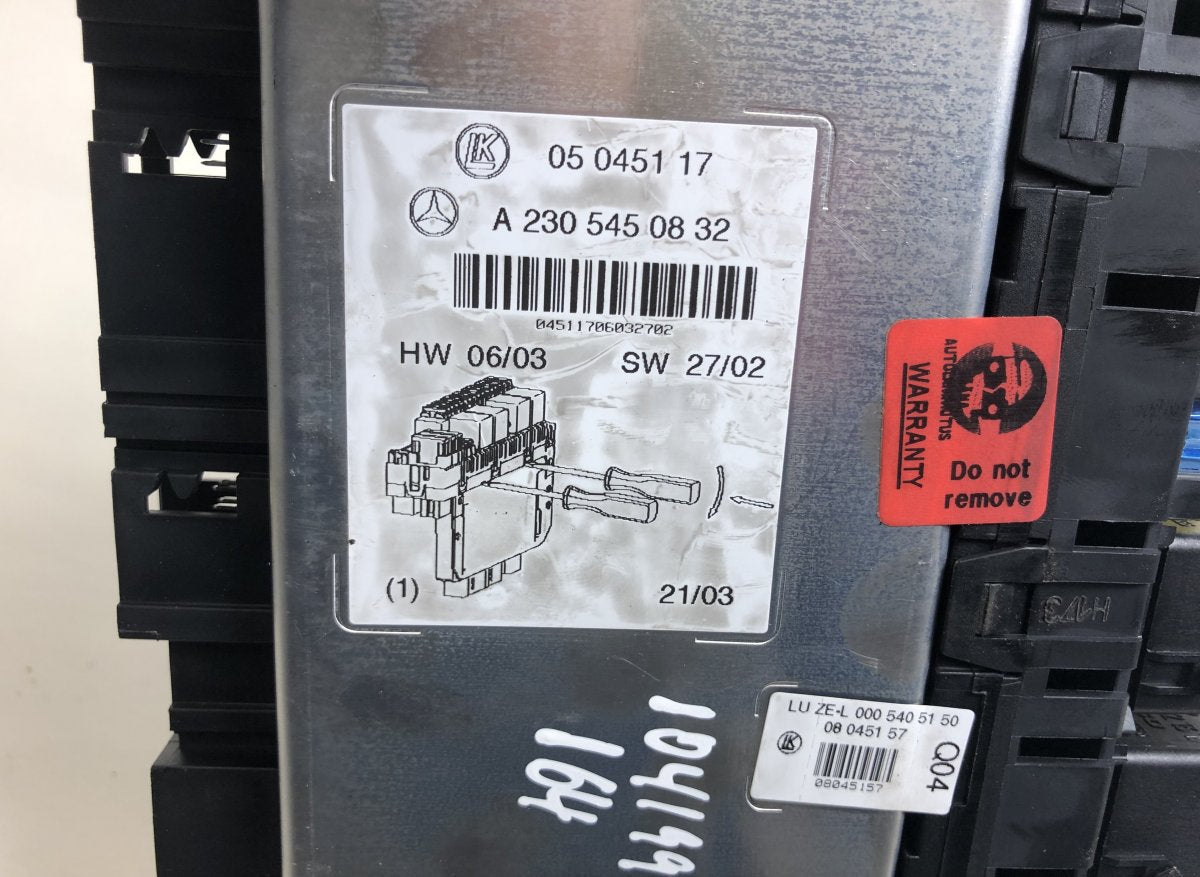 05045117 Fuse box MERCEDES-BENZ SL-CLASS (R230) (2001-2012)