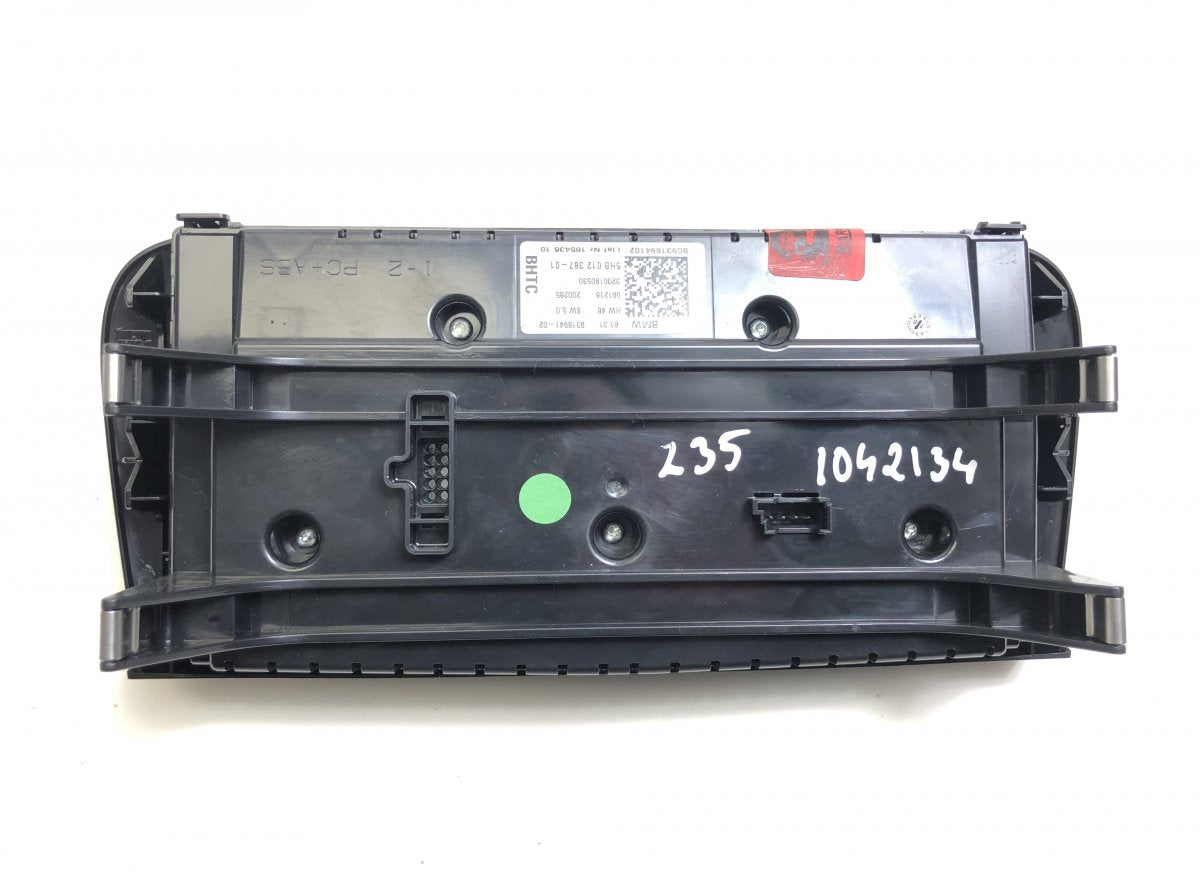 9318941 Heater control panel MINI MINI CLUBMAN II (F54) (2014-2024)