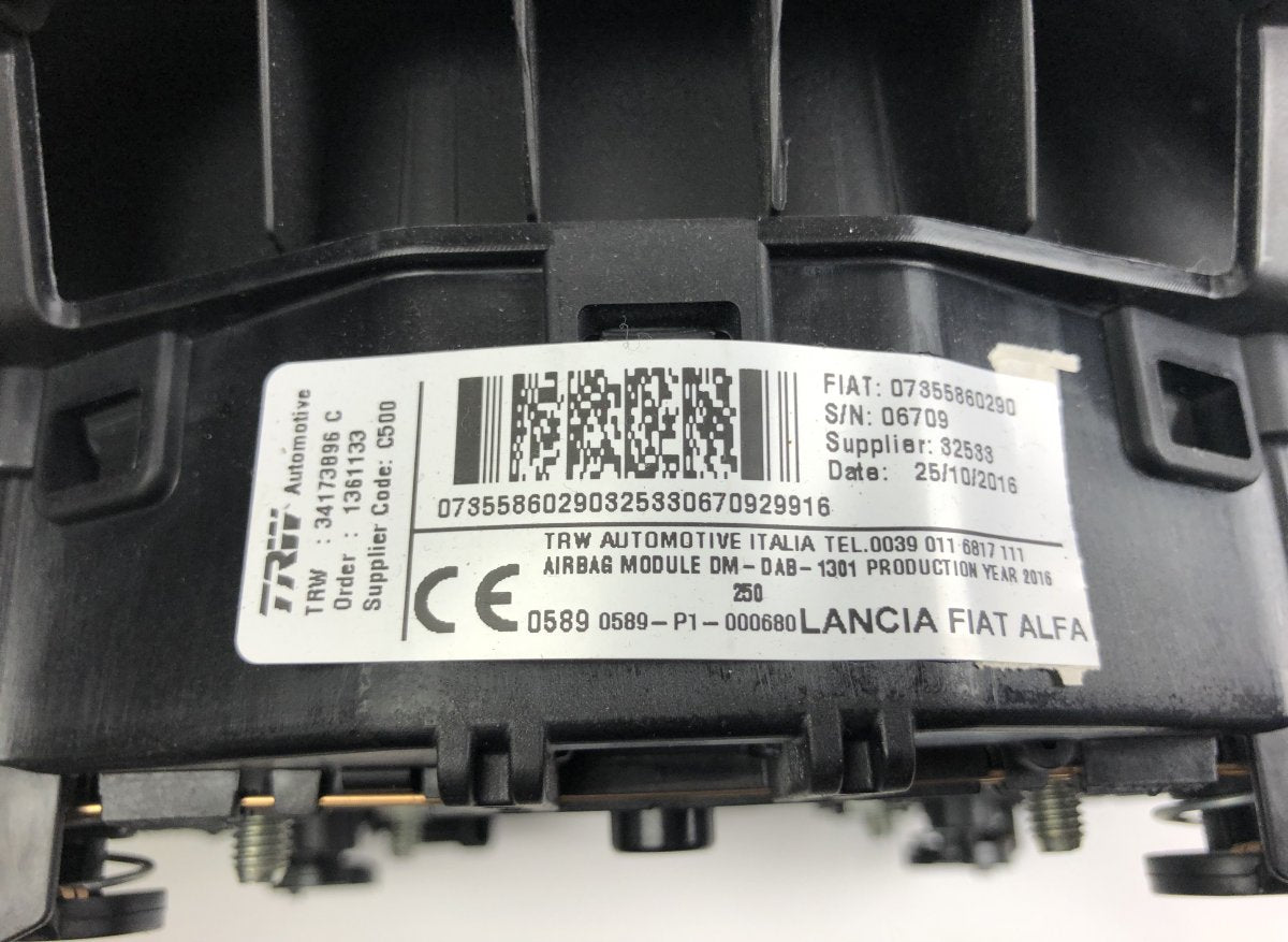 1659791880 Steering Wheel Airbag PEUGEOT BOXER (2006-)