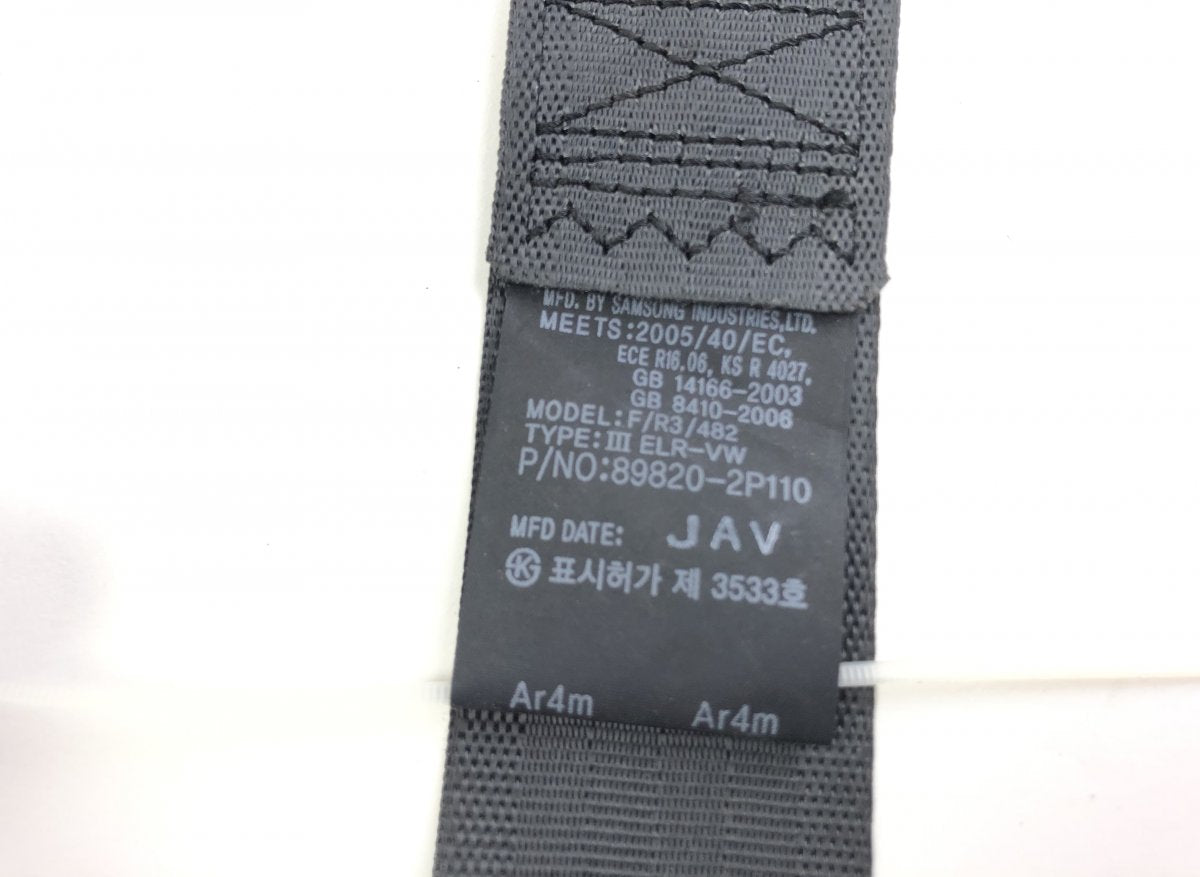 898102P110VA Seat Belt Set KIA SORENTO II (XM) (2009-2015)