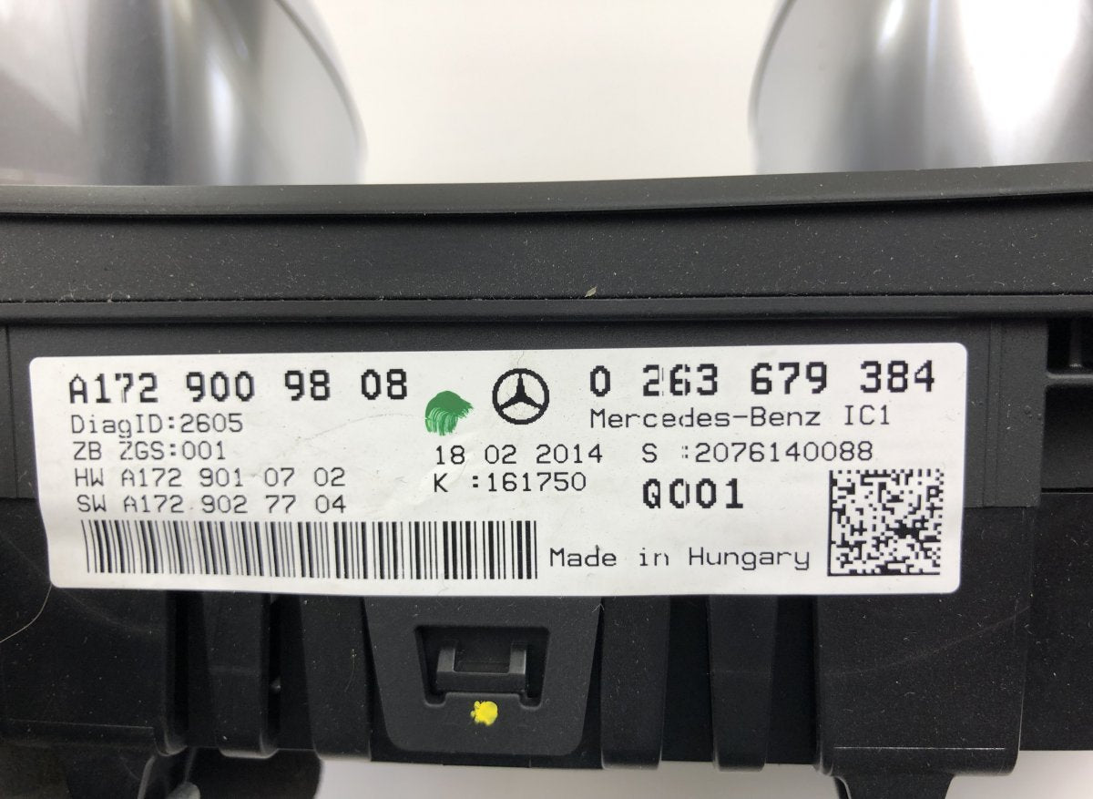 0263679384 Instrument Cluster MERCEDES-BENZ SLK (R172) (2011-2020)