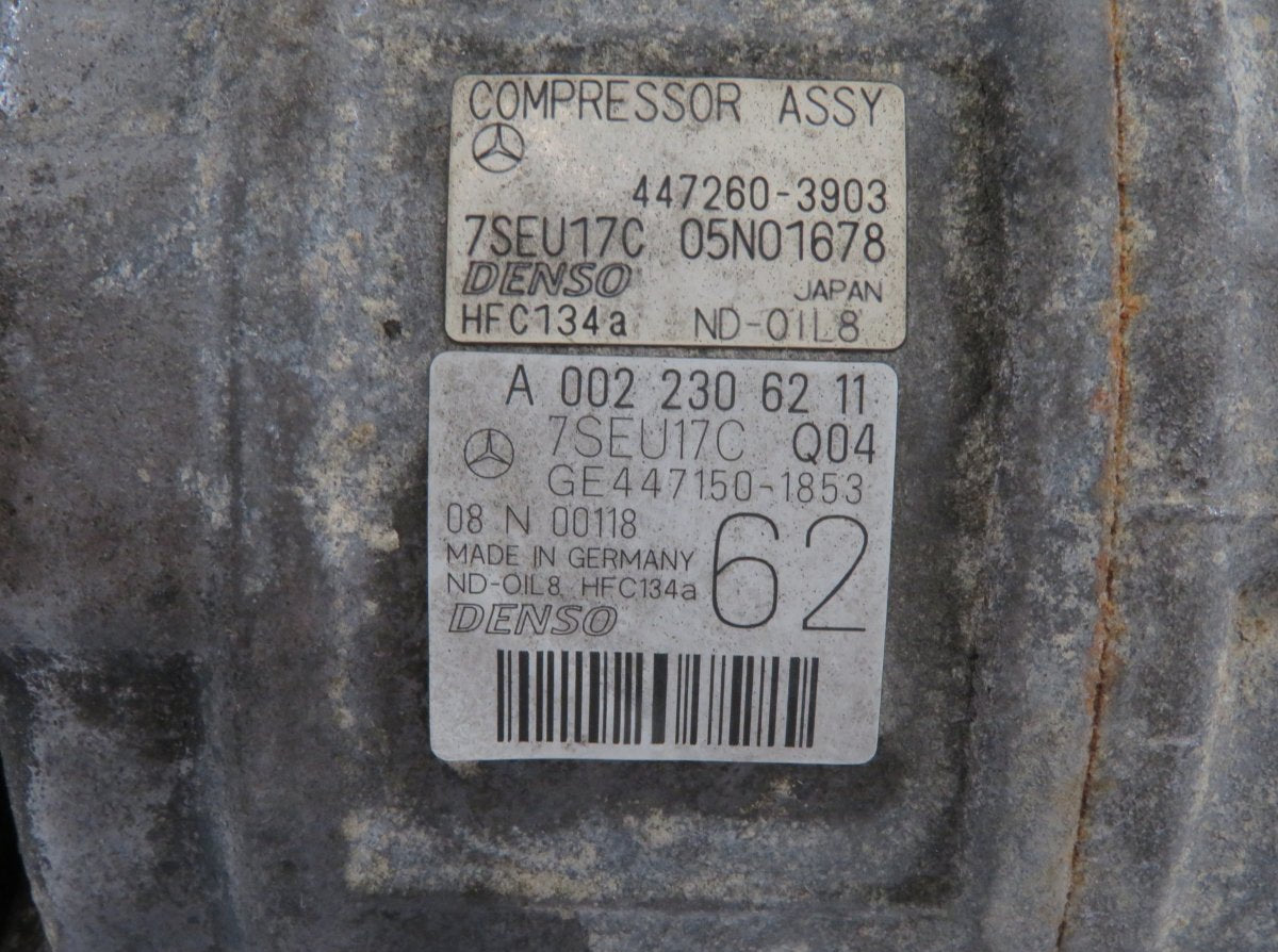 A0022306211 AC / aircon Compressor MERCEDES-BENZ S-CLASS (W221) (2005-2013)