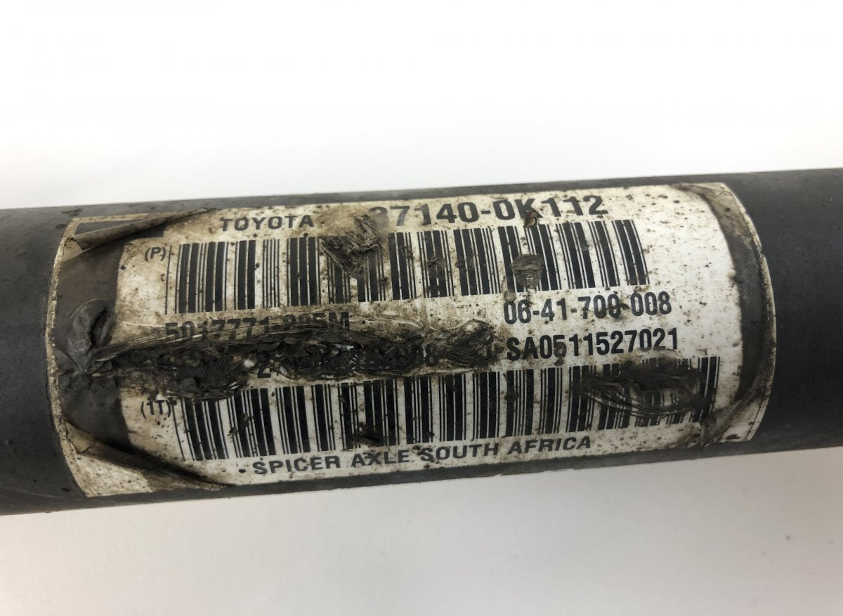 371400K112 Propeller shaft front TOYOTA HILUX VIII (AN110, AN120, AN130) (2015-)