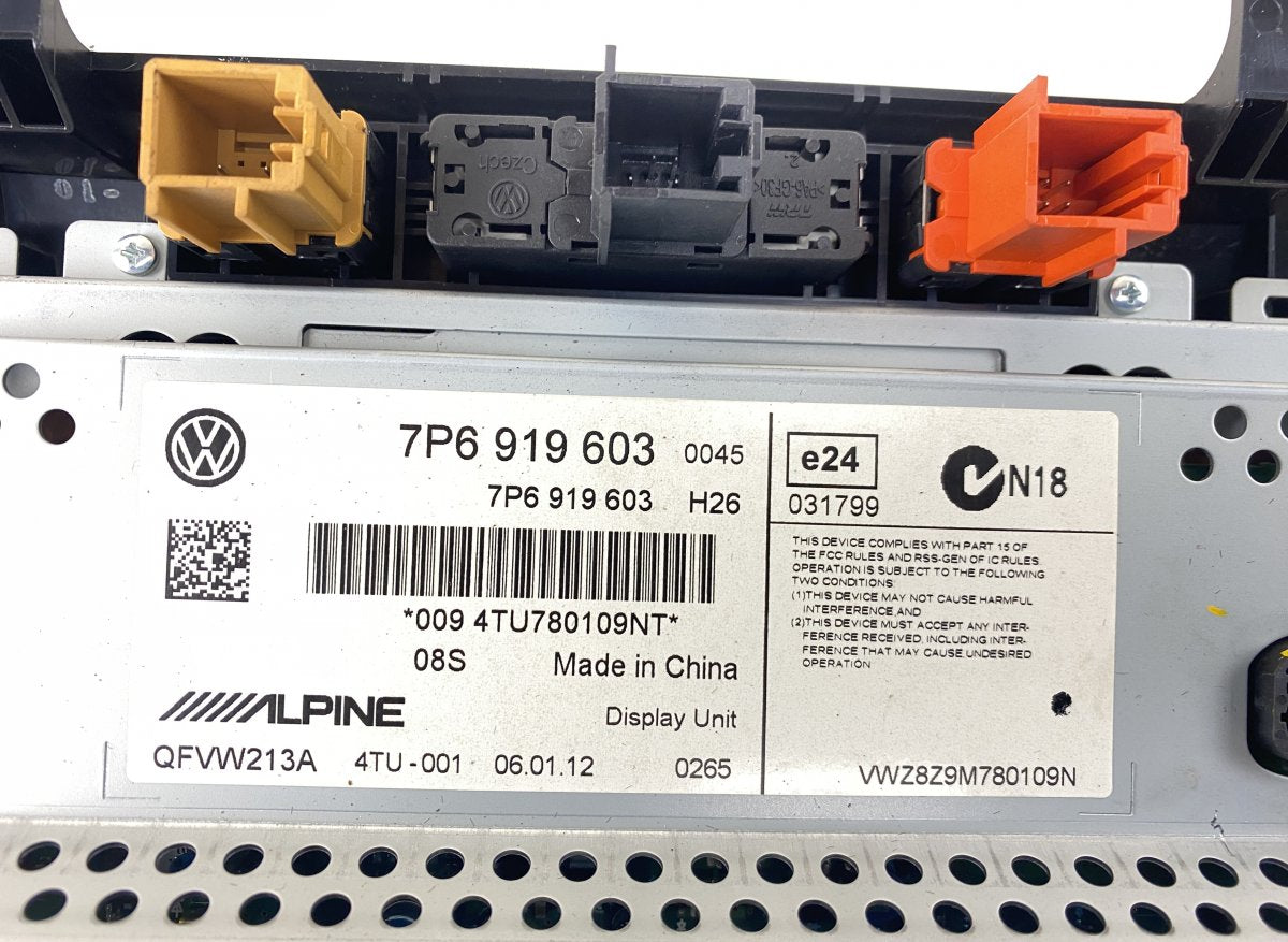 QFVW006A QFVW213A Radio VW TOUAREG II (7P) (2010-2018)