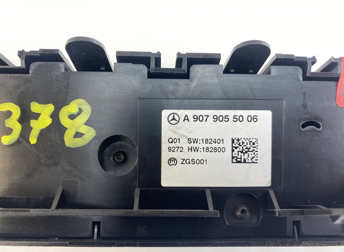 A9079055006 Heater control panel MERCEDES-BENZ SPRINTER (907, 910) (2018-)