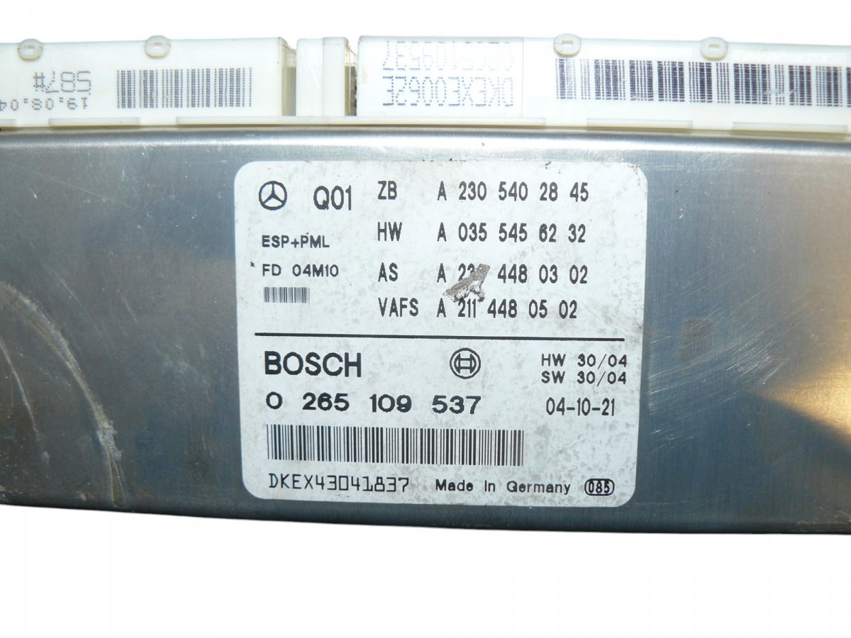 0265109537 ESP control unit MERCEDES-BENZ CLS (C219) (2004-2010)