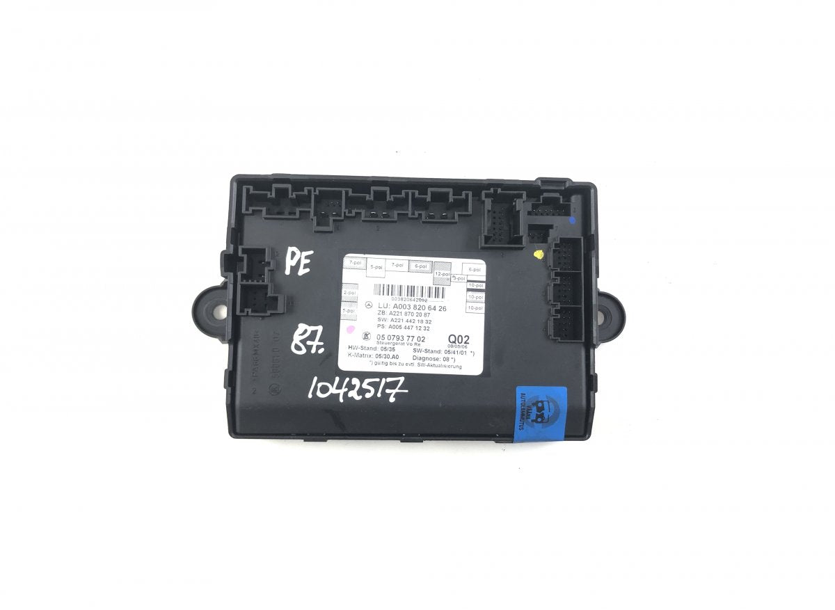 0507937702 0507951501 Door control unit front right MERCEDES-BENZ S-CLASS (W221) (2005-2013)