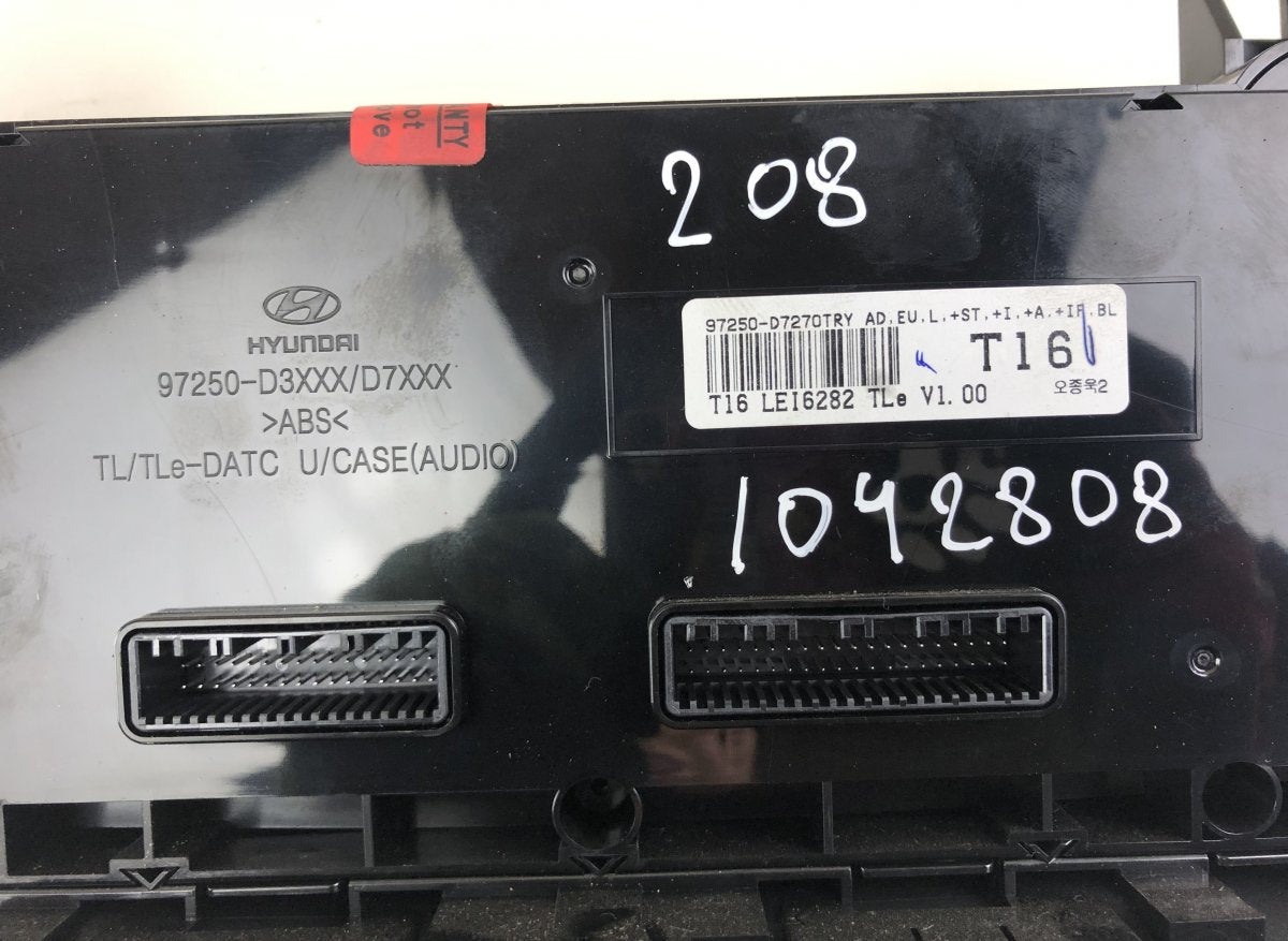 97250D7270TRY Heater control panel HYUNDAI TUCSON III (TL) (2015-2021)