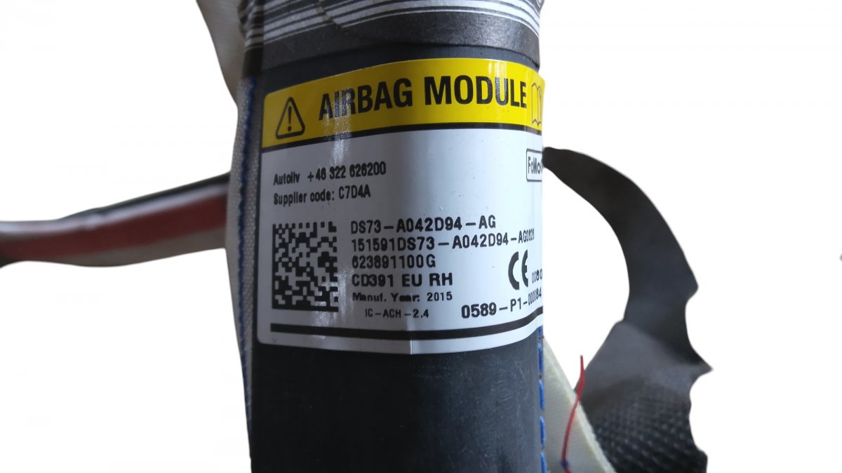 DS73-A042D94-AG Head/roof/curtain airbag right FORD MONDEO Mk V (CD, CE, CF) (2014-2022)