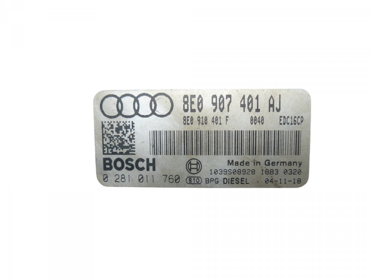 0281011760 Engine Control Unit / module (ECU) AUDI A4 (B7) (2004-2008)