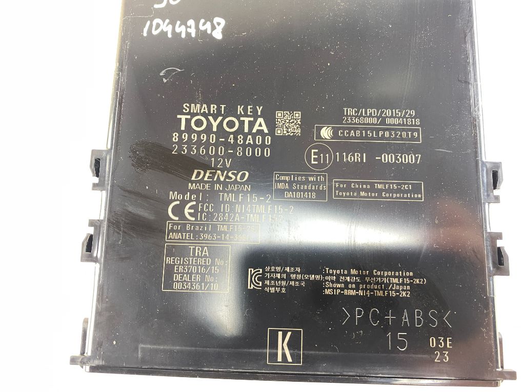 2336008000 233600-8000 KEYLESS GO control unit LEXUS RX IV (AL20) (2015-2022)