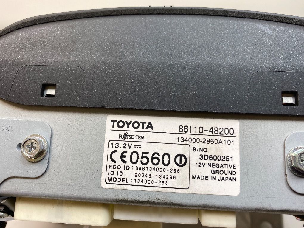 134002860 Dash screen LEXUS RX II (XU30) (2003-2008)