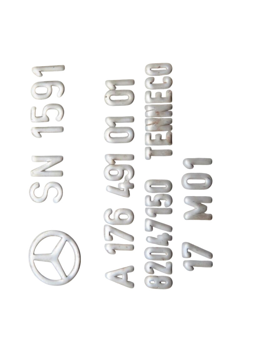 A1764909681 A1764910101 Exhaust rear silencer (muffler) MERCEDES-BENZ A-CLASS (W176) (2012-2018)