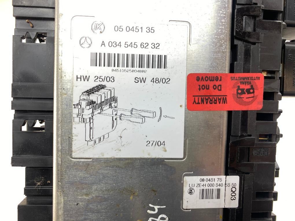 05045139 05045135 05045131 Fuse box MERCEDES-BENZ SL-CLASS (R230) (2001-2012)