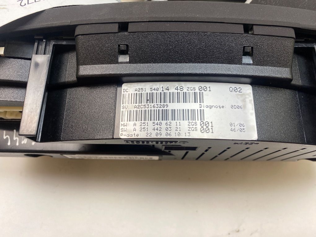 A2C53163289 Instrument Cluster MERCEDES-BENZ ML-CLASS (W164) (2005-2011)