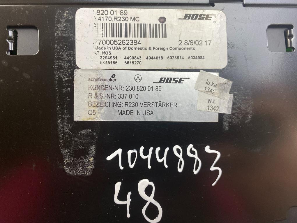 A2308200189 Audio amplifier MERCEDES-BENZ SL-CLASS (R230) (2001-2012)