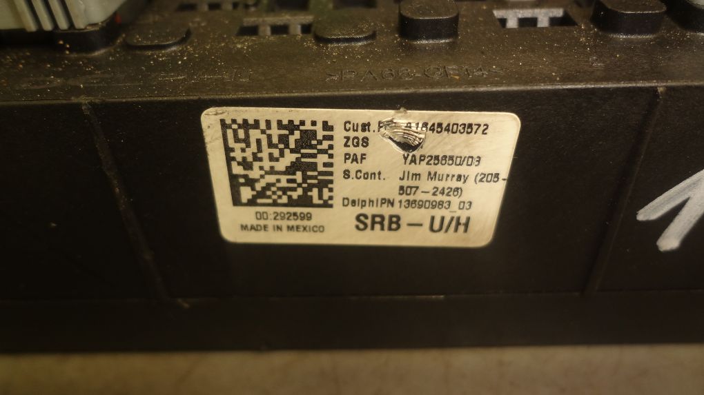 A1645403572 Fuse box MERCEDES-BENZ ML-CLASS (W164) (2005-2011)