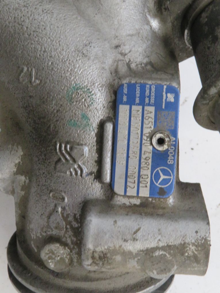A6510904980 A6510902880 Turbocharger MERCEDES-BENZ E-CLASS (W212) (2009-2016)