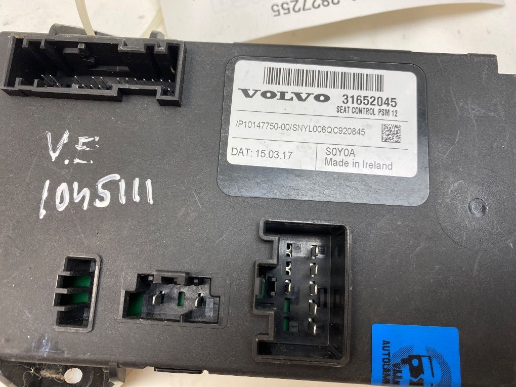31652045 Seats control unit VOLVO XC90 II (2014-)
