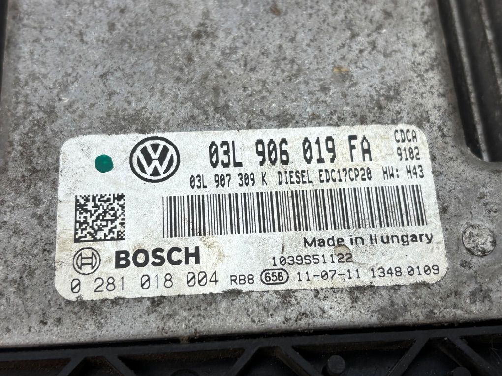 0281018004 Engine Control Unit / module (ECU) VW AMAROK (2H_, S1B) (2010-2022)