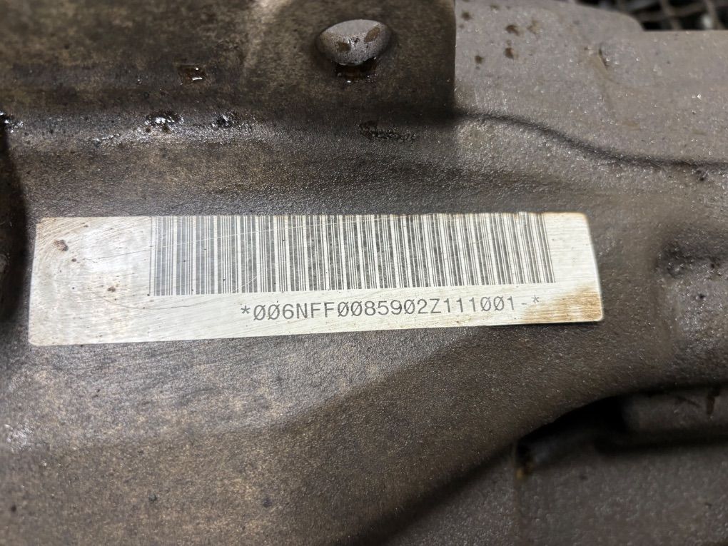 NNV PCX NCD NYR NFF NCQ Gearbox VW AMAROK (2H_, S1B) (2010-2022)