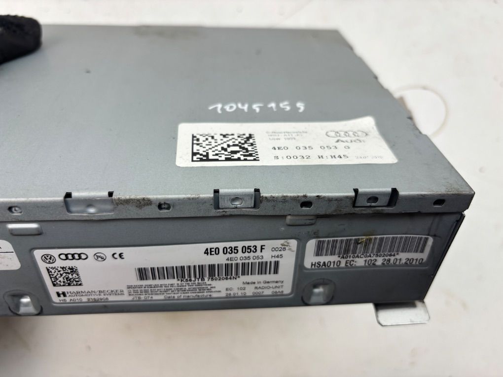 4E0035053L Radio tuner AUDI A8 (4H) (2009-2017)