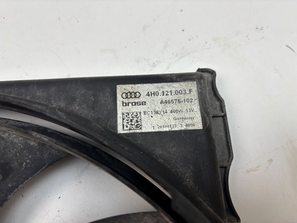 A46575102 A45557104 A45556104 A46575-102 A45557-104 A45556-104 Radiator Fan Electric AUDI A8 (4H) (2009-2017)