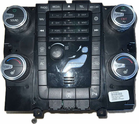 Heater control panel VOLVO S60 II / V60 I (2010-2018)