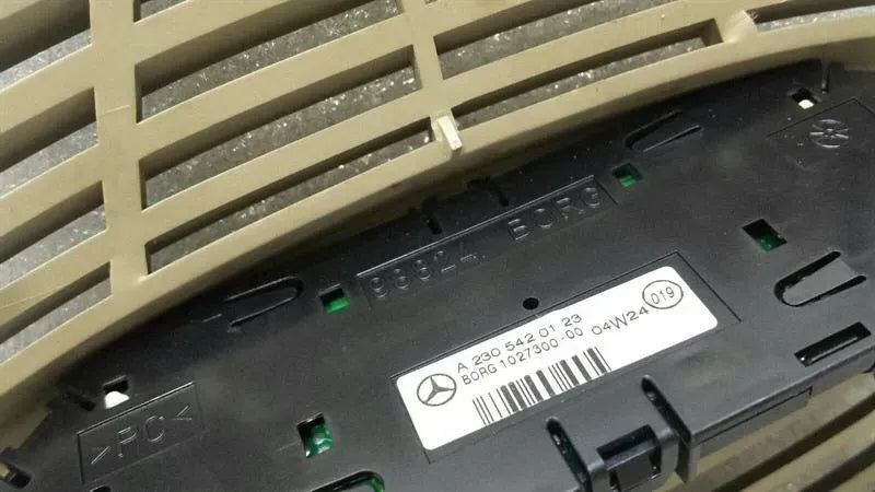 Mercedes SL R230 PDC Display A2305420123 Display Parktronic PTS Parking Aid Cover