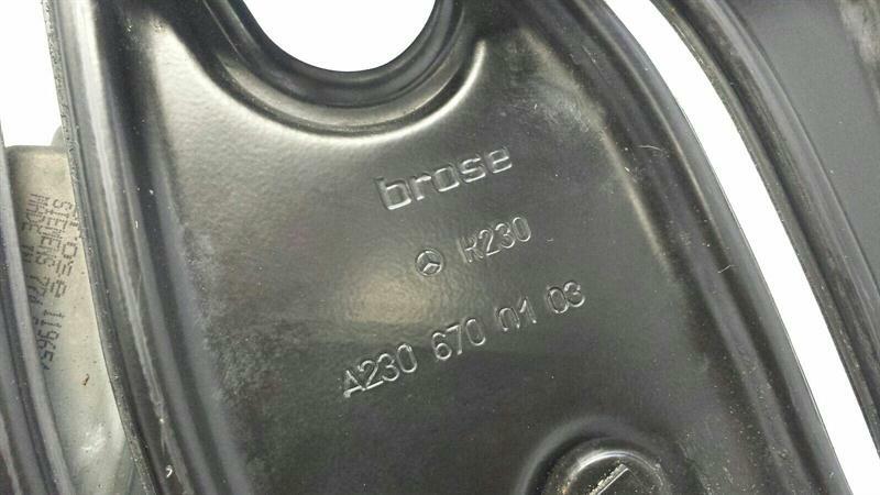 Mercedes SL R230 RLH Door Winder A2306700303 Window Regulator Rear Left Complete