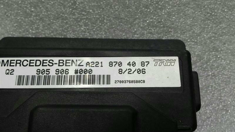Mercedes S-Class W221 FRH Seat Ocupancy Sensor A2218704087 Front Right Occupancy