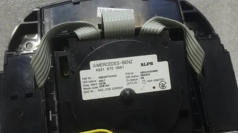 Mercedes S-Class W221 Command Switch A2218700551 Main Controller Switch.