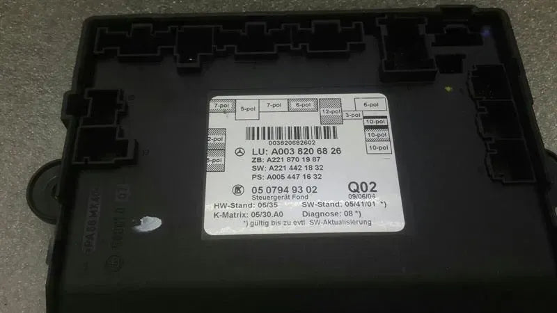 Mercedes S-Class W221 RLH door module A0038206826 door control unit rear left