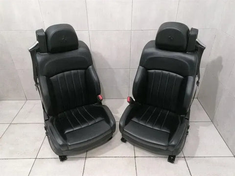 Ferrari 612 Scaglietti F137 seats black leather heated seats heated heated
