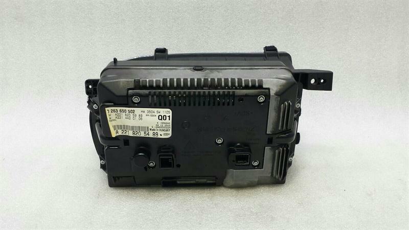 Mercedes S-class W221 Navigation Monitor A2218205489 Sat Nav Display Picture Shirt