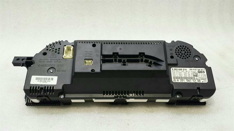 Mercedes S-Class W221 Instrument Cluster A2215405248 Speedometer V12 M275