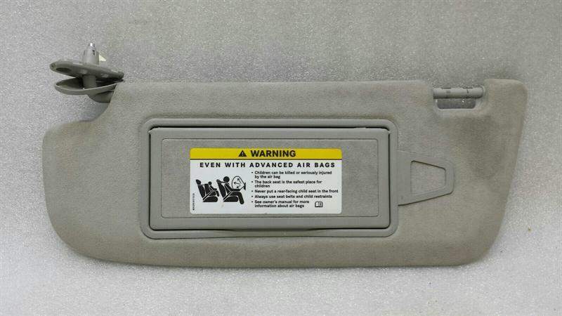 Mercedes S-Class W221 Left Sun Visor A2218101310 Sun Visor Trim Alcantara