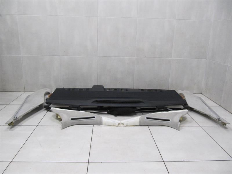Mercedes S65 S63 Designo rear roller blind set leather W221 A2218100020 plot shelf